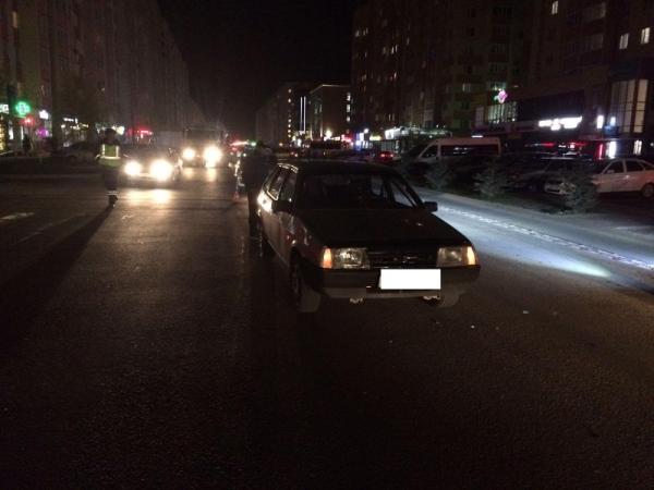 В Ставрополе на улице Тухачевского «девятка» сбила девушку
